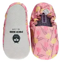 在飛比找博客來優惠-英國 POCONIDO 手工嬰兒鞋 (綻放鬱金香)30-36