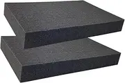 Eigell 2x Packing Sponge Inserts, Cushion Liner Sheets Versatile Craft Shockproof Easy to Use Cuttable Pre Cut Sponge for Jewelry, 20cmx30cmx4cm
