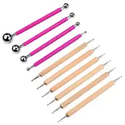 Clay Shaper Ball Stylus Dotting Tools Set for Clay Sculpting Pottery
