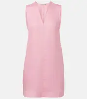 [Asceno] Asceno Derya linen minidress AU 16 pink
