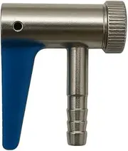 Lever Connector for Compressor 8 mm - Tyre Inflator Adapter with Rocker Lever for Car Valve (AV, Schrader) - Compressed Air Connection up to 20 Bar - Air Plug for Tyre Inflator & Workshop