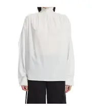 Ann Demeulemeester Long-Sleeved Ruffle Detailed Shirt IT40 NATURAL WHITE
