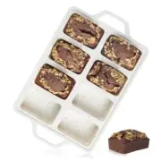 Mini Loaf Pan, Metal Reinforced Silicone Mini Bread Loaf Pan Nonstick 1
