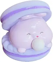 Cute Stress Balls - Animal Squeezing Fidget Toys | Slow-Rebound Squeezing Sensory Pinch Toy for Kids | Animal Spit Bubbles Stress Reliefs Fidget Balls for Kids and Adults (Purple)