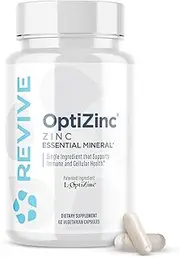 Revive MD Zinc Supplement, Immune Support, Antioxidant, Healthy Growth and Development, 60 Capsules