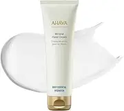 [AHAVA] Dead Sea Water Mineral Hand Cream - Hand Moisturizer For Dry Cracked Hands, Light & Fast Absorbing, Enriched with Exclusive blend Osmoter, Smoothing Witch Hazel & Soothing Allantoin, 3.4 fl.oz