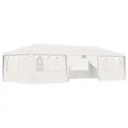 4x9m Gazebo Party Wedding Tent Outdoor Marquee Party White With Side Walls Event