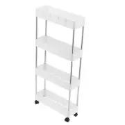 Home Condiment Shelf Movable Bathroom Storage Rack For Home Office Bathroom AC