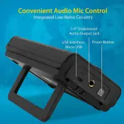 Compact UHF Wireless Microphone System-Pro Portable Dual Channel Desktop Digi...