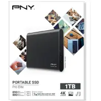 在飛比找momo購物網優惠-【PNY 必恩威】PNY 1TB 攜帶式固態硬碟(1TB S