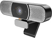 SeeUp 3-in-1 Webcam with Speaker & Microphone & Privacy Cover 1080P Camera Desktop USB Plug & Play 5 Meters Pickup Distance Video Conference Camera for Live Streaming/Meeting/Skype/Online