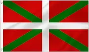 LARGE Spain Basque regional Flag, 3x5Ft Basque Country Flags Banner For Indoor Outdoor Decoration of Canada Yards.Parade Or Express Mood