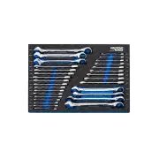 30 Pcs of Kincrome Evolution Single Way Gear Spanners EVA Tray Metric & Imperial