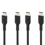 2PK Belkin USB-C to USB-C 1M Cable Data Sync Cord for Samsung S8/S9 LG HTC BLK