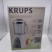 KRUPS Power XL6 50oz 14-Speed Glass Jar Blender Cuisine Line White NEW in Box