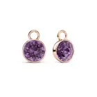 MYJS Bella 2 Carat Mix Charms With Iris Swarovski Crystals Rose Gold Plated