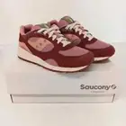 Saucony Women's Shadow 6000 Mushroom Low Top Sneakers - Burgundy - US9