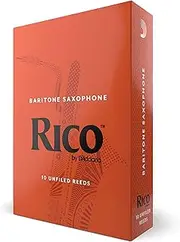 Rico by D'Addario Baritone Sax Reeds, Strength 2.0, 10-pack