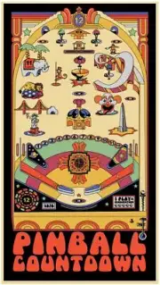 4-PACK BALLY PINBALL MACHINE ARCADE DECAL STICKER