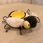 Vintage Yankee Candle Bumble Bee Votive Tea light Holder Wire Frame Legs NWT 5”