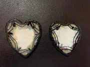 Vintage Mana Pottery Single Signed Pendant 1948/1984 Multiple colors USA