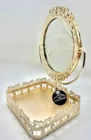 Bath & Body Works Bridgerton Tilting Mirror Tray Brand New in BOX! 2024