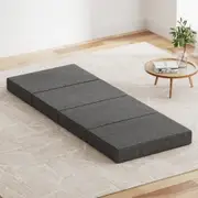Foldable Mattress Folding Foam Single Grey