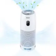 Devanti Air Purifier 4-Layer HEPA Filter Home Freshener Carbon Ioniser Cleaner White