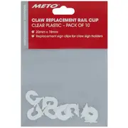 Meto Replacement Claw Clips 10 Pack