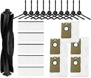 Replacement Parts Kit Compatible with Laresar L6 Pro Robot Vacuum Cleaner Spare Parts Main Brush Side Brush Hepa Filter Mop Rag Dust Bag (Color : Set L)