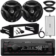Infinity Receiver, 2x 6.5" Speakers, Amp w/Antenna, Adapters, Harley Install Kit