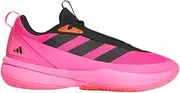[adidas] Unisex-Adult Front Court Sneaker, Lucid Pink/Black/Impact Orange, 11.5 Women/10.5 Men