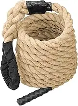 RNXRZANK Gym Climbing Rope, Fitness Rope, Professional Fitness Equipment, Training Rope, Jute Rope for Men, Women and Adults