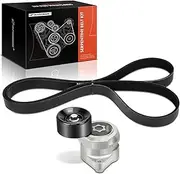 Engine Serpentine Drive Belt Kit Compatible with Honda Accord 2008 2009 2010 2011 2012-2.4L