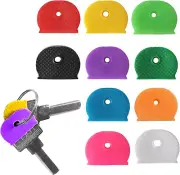 10PCS Key Cap Cover, Keys Identifiers Covers Coding Tags Marker Semicircle