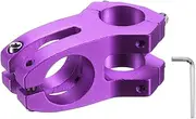 uxcell 25.4mm Bike Stem 45mm Aluminum Alloy Bicycle Handlebar Stem with Hex Wrench for Mountain Road Bike BMX MTB Cycling, Sand Purple