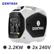 GENTRAX GPRO 2200 Inverter Generator 2.2KW Max 2.0KW Rated 2x USB Port