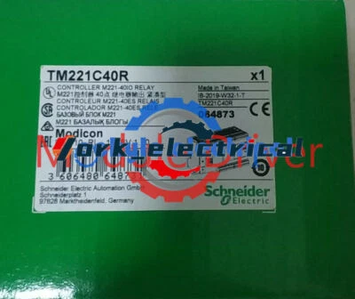 Schneider Electric TM221C40R Modicon M221 Logic Controller, 40 I/O, Brand New