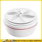 Washing Machine Rotating Mini Ultrasonic Turbo Washer for Travel (With Switch) *
