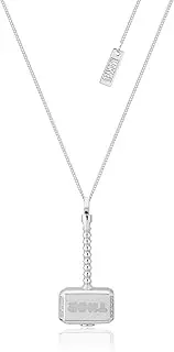 [Disney] Women's 925SS 3D HAMMER NECKLACE Pendant Necklace, Silver, 60CM