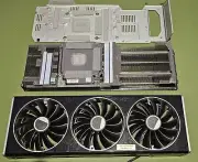NO CARD! Stock Cooler For XFX Speedster MERC 310 RX 7900 XTX Black Edition 24GB