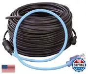 MeltPro Roof and Gutter Deicing Kit - Includes De-icing cable, shingle clips,
