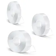 3 Rolls Nano Tape Double Sided Heavy Duty Clear for Wall Hanging Outdoor (9.8...
