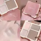 Matte Integrated Plate with 3D Dimensional Highlighter Repairing Face V5P6