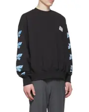 We11done Logo Printed Sweatshirt S,XS,M Black