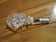 Mikasa Lead Crystal Fruit Collection Wine Decanter Bottle Stopper #T31