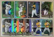 Oakland Athletics Bowman Chrome Draft 1st Refractor Lot INVESTMENT