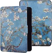 T Tersely Slimshell Case Cover for 7" All-New Kindle Paperwhite 12th 2024 or Kindle Paperwhite Signature Edition 2024, Smart Shell Cover with Auto Sleep/Wake - Flowers