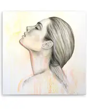Ready2HangArt Words like Honey Wrapped Canvas Wall Art by Megan James