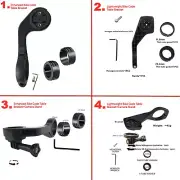 Bike Stem Extension Computer Mount Holder For Garmin Edge GPS Bracket Adapter